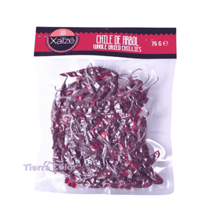 Chile de Árbol Seco-Xatze-75g (Getrockneter Arbol-Chili)