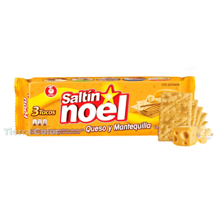 Galletas Saltín de Queso y Mantequilla-Noel-385g  03/04/2025