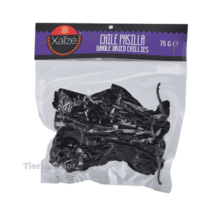 Chile Pasilla Seco-Xatze-75gr (Getrockneter Pasilla-Chili)