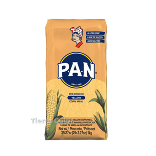 Harina de Maíz Amarillo Precocida-PAN-1000g (Vorgekochtes Gelbes Maismehl)